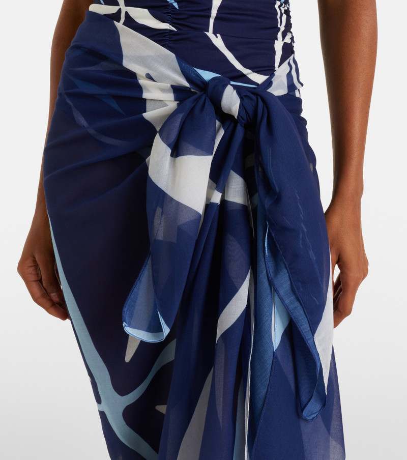 Luana printed beach cover-up 3