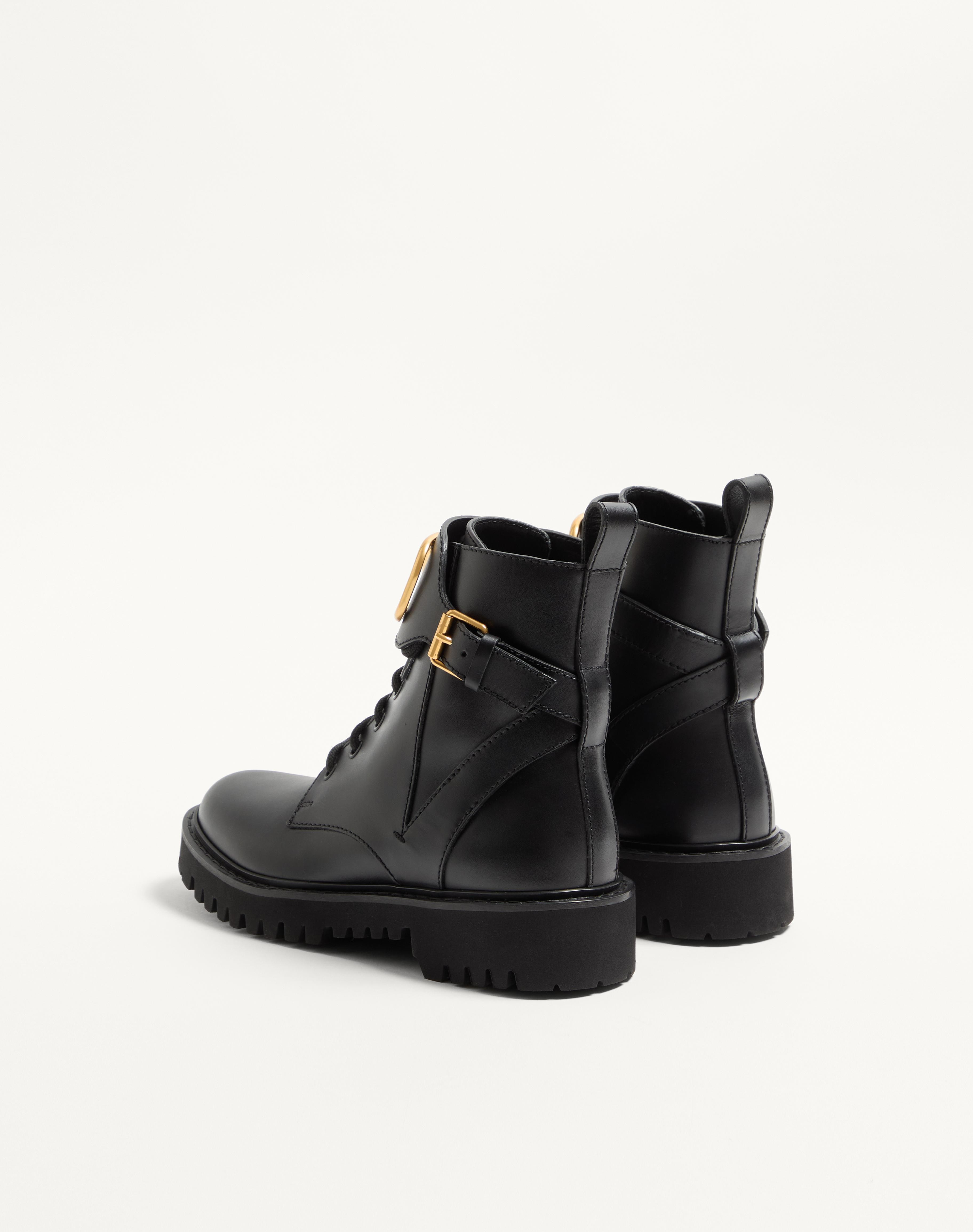VLOGO SIGNATURE CALFSKIN COMBAT BOOT 35MM / .8 IN. - 5