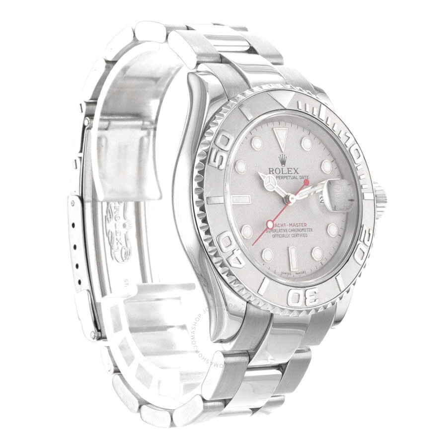 Pre-owned Rolex Yacht-Master 40 Automatic Chronometer Silver Dial Men's Watch 16622 SSO - 7