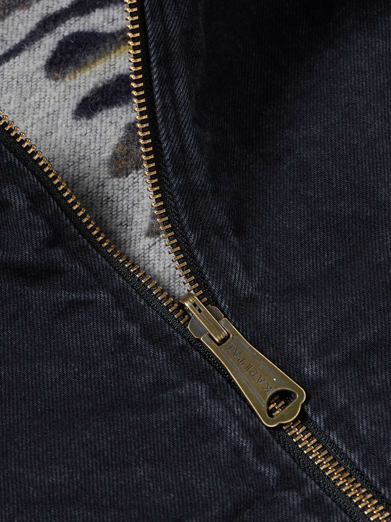 Reversible Jacquard and Denim Jacket - 5