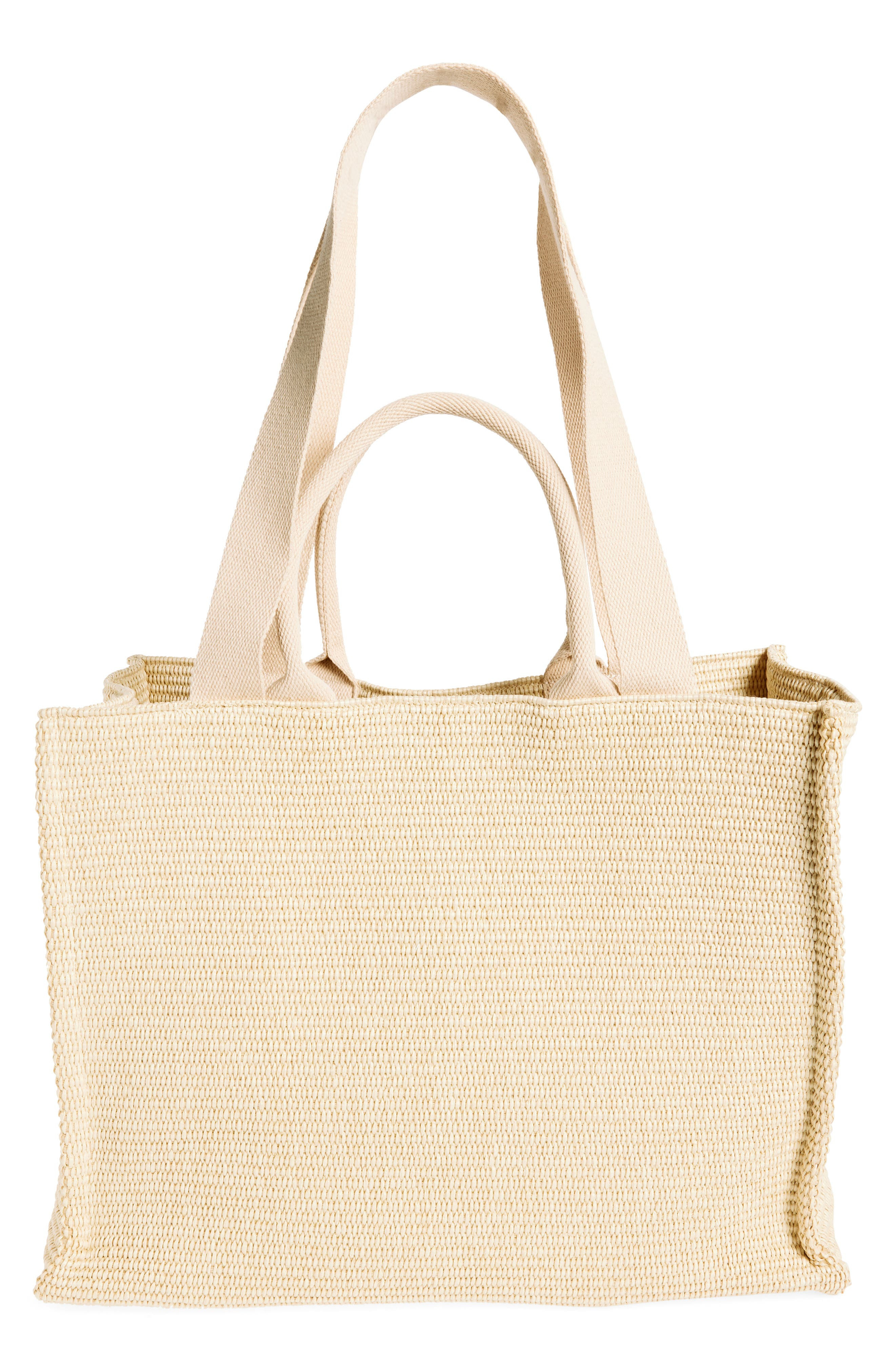 Marni Small Woven Tote Bag in White at Nordstrom - 2