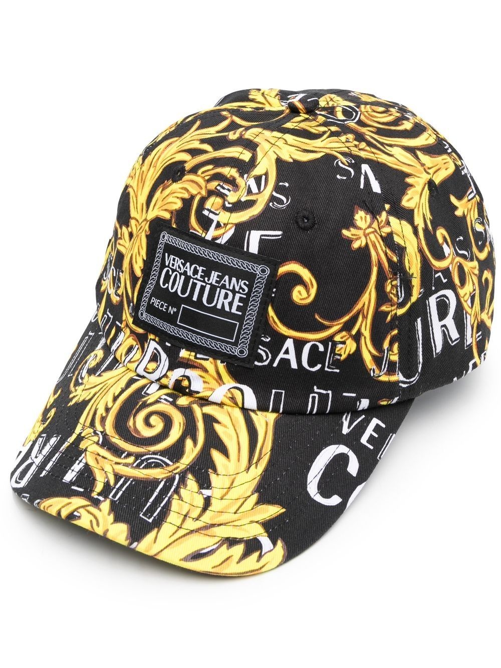 baroque-print baseball cap - 1