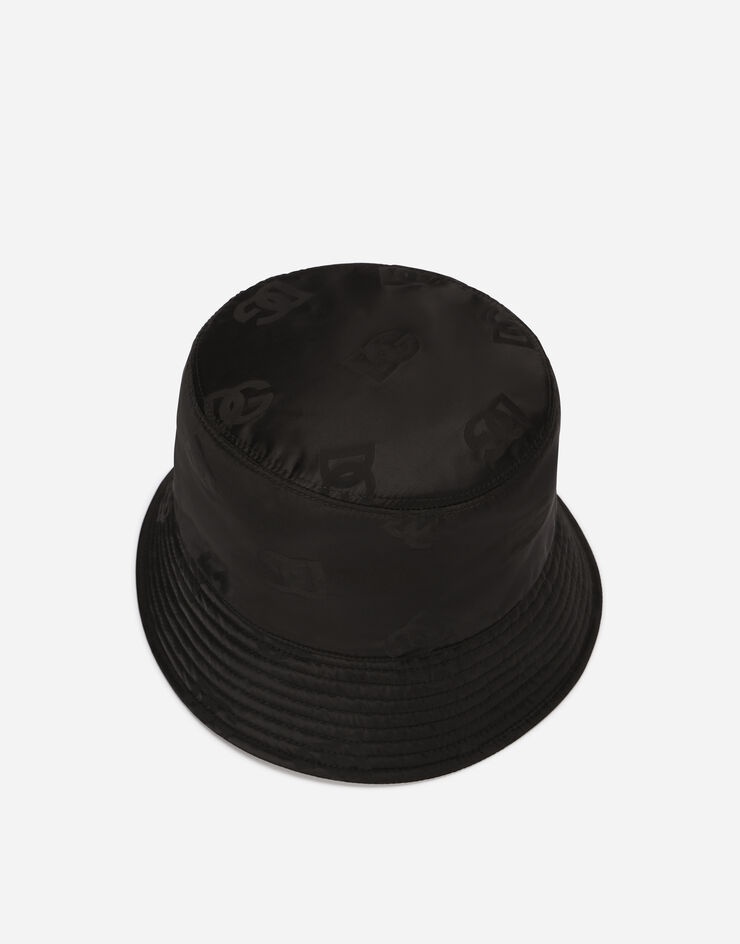 Satin jacquard bucket hat with DG Monogram detail - 2