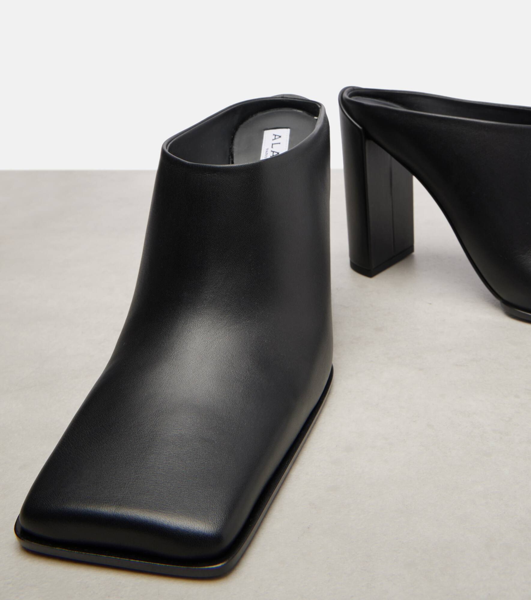 90 leather mules - 5