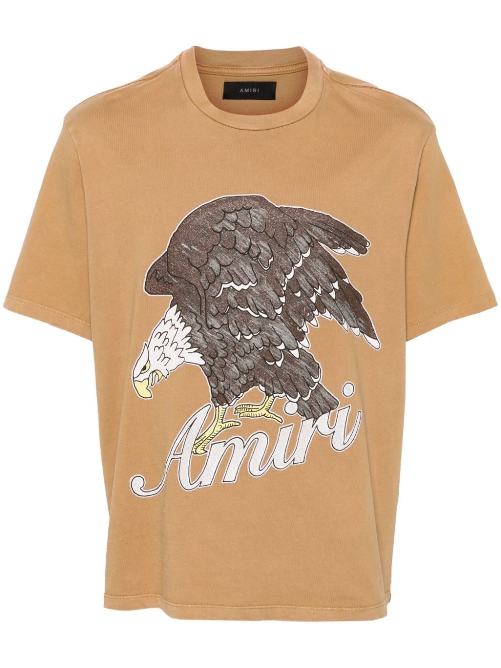 eagle-stamp cotton T-shirt - 1