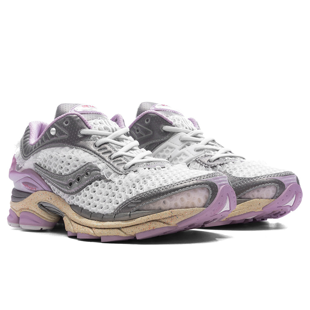 SAUCONY X METAGIRL WOMEN'S PROGRID PARAMOUNT 'DAUGHTER OF THE MOON' - MOON/LILAC - 2