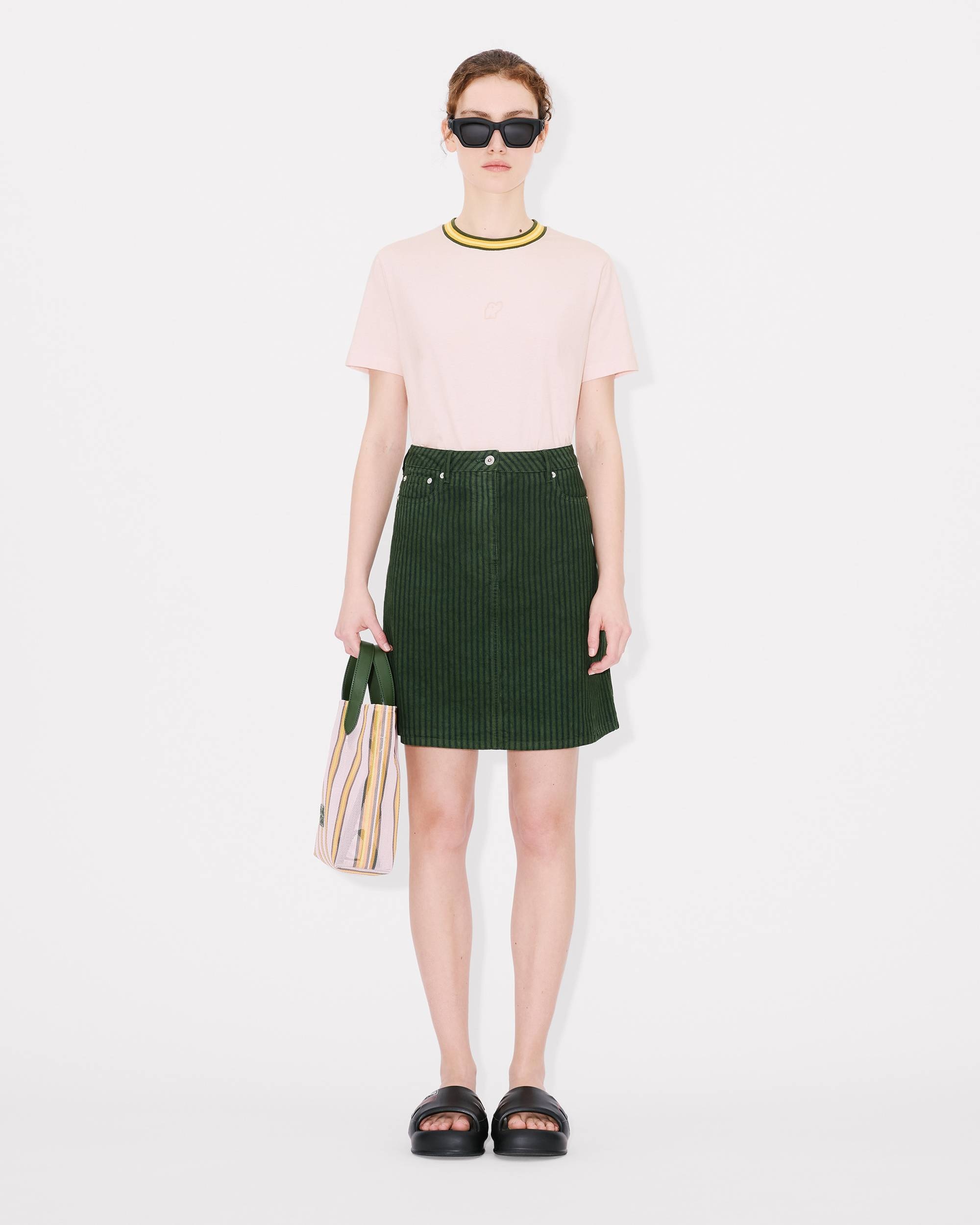 'KENZO Coast Lines' small tote bag in mesh - 5