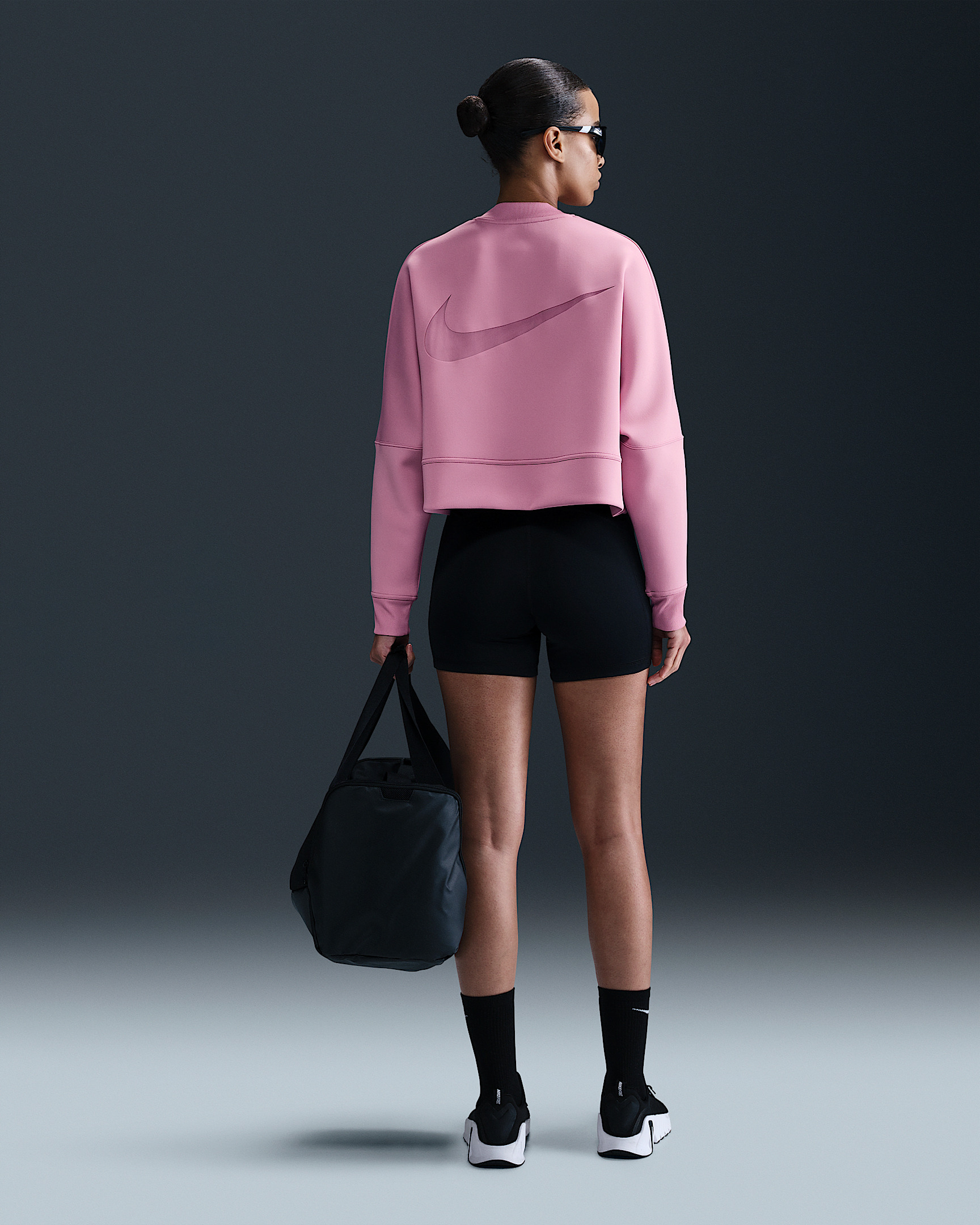 Nike Prima Women's Dri-FIT Oversized Crew-Neck Cropped Top - 5