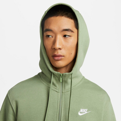 Nike Nike Sportswear Club Fleece Full-Zip Hoodie 'Green' BV2646-386 outlook