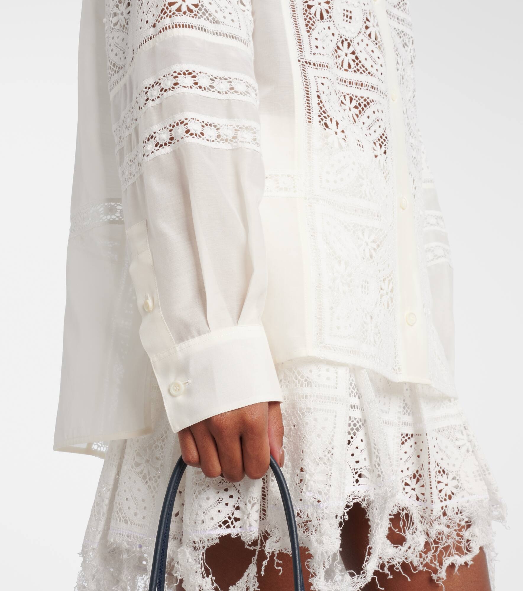 Paula's Ibiza cotton and silk shirt - 5