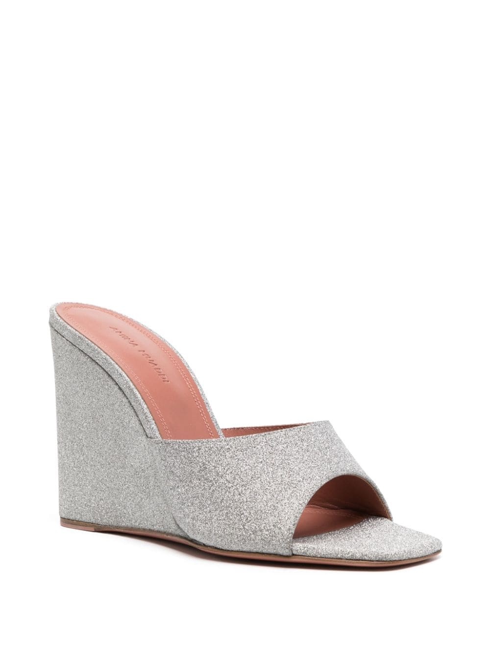 Lupita 95mm wedge mules - 2