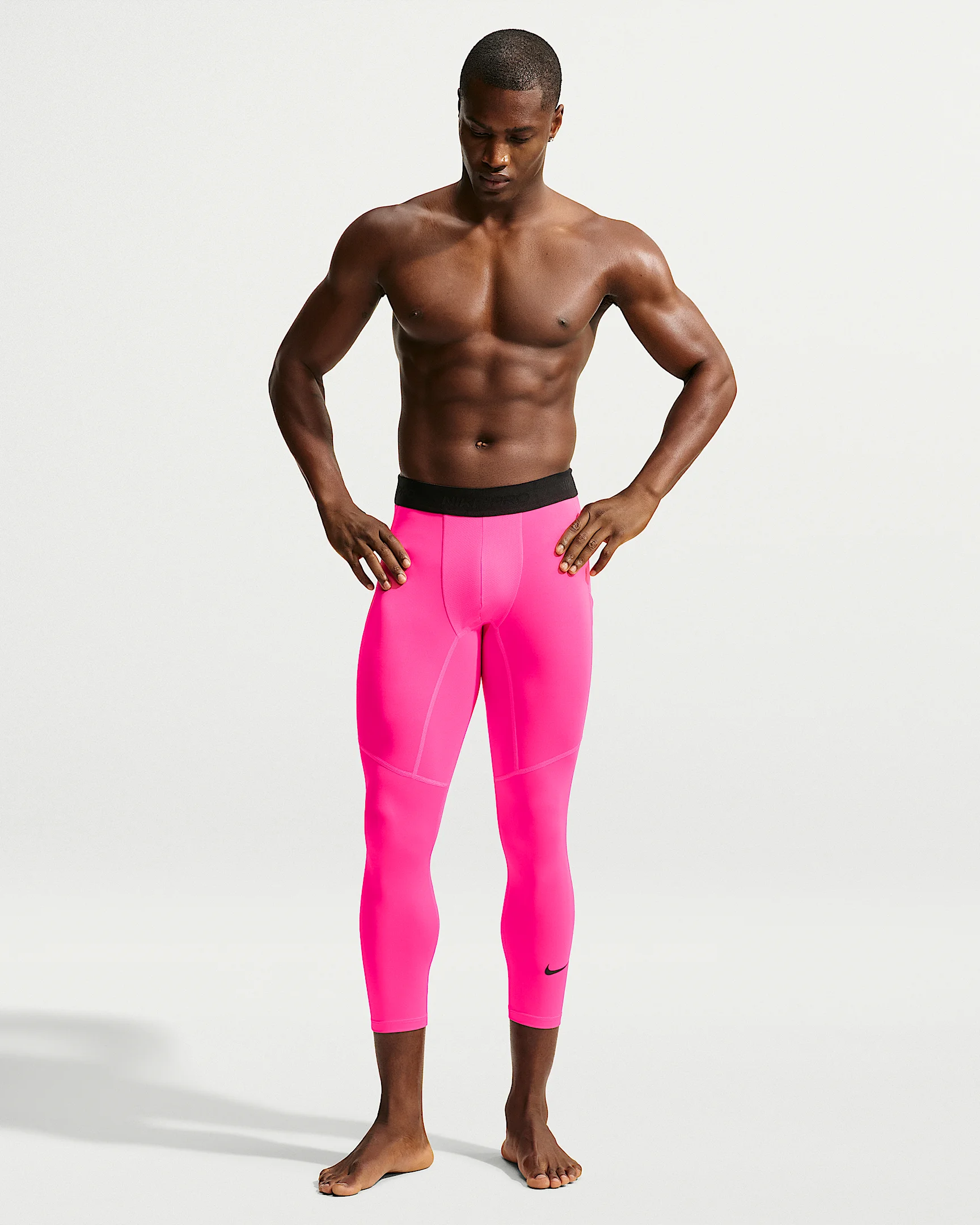 Nike Pro Men's Dri-FIT 3/4-Length Fitness Tights - 1