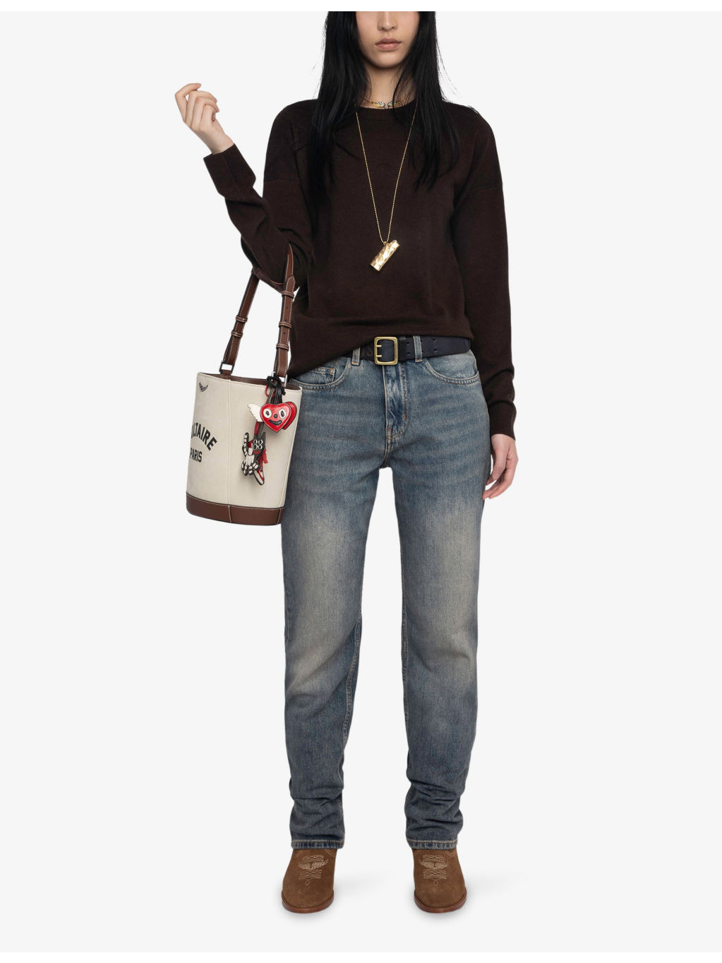 Heart Patch Wool And Cashmere-Blend Jumper - 2