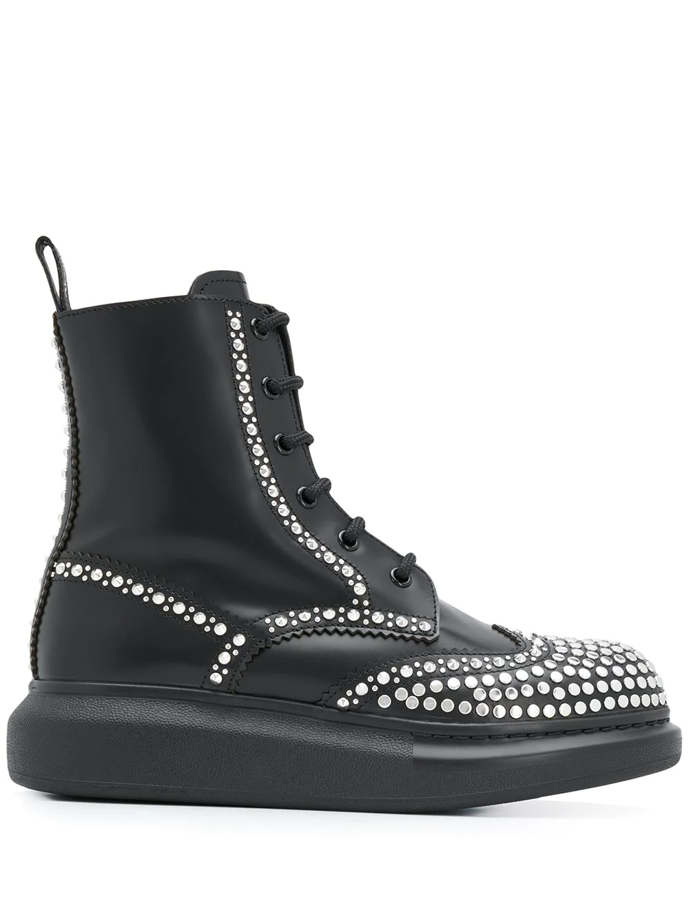 Hybrid stud-embellished boots - 1