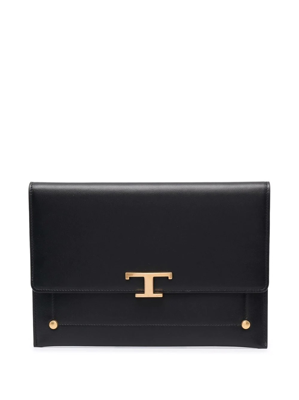 logo clutch bag - 1