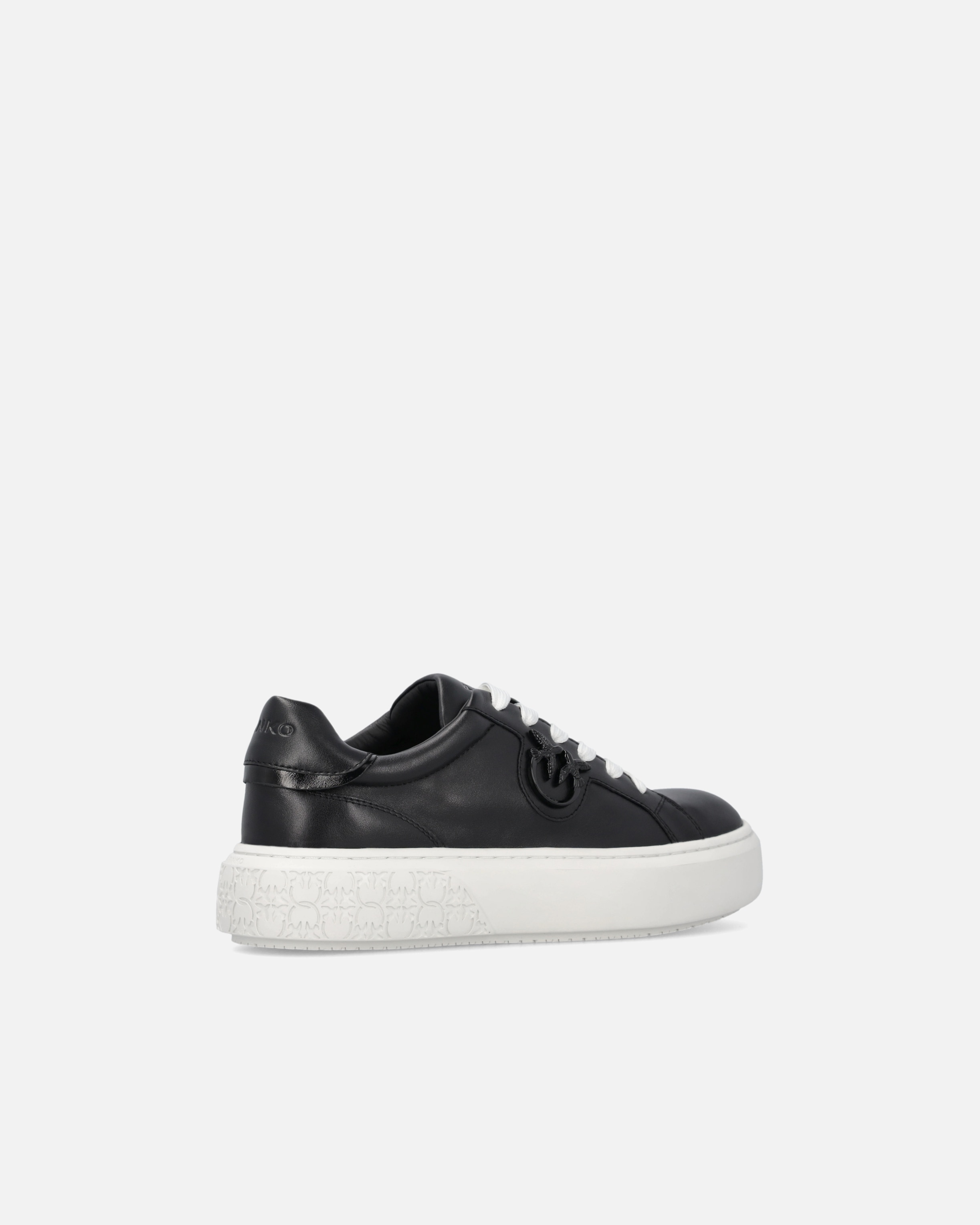 スニーカー PINKO Woman Sneakers Black SS0081P082 Z99 PINKO LEATHER TENNIS SHOES WITH PLATFORM SOLE | REVERSIBLE