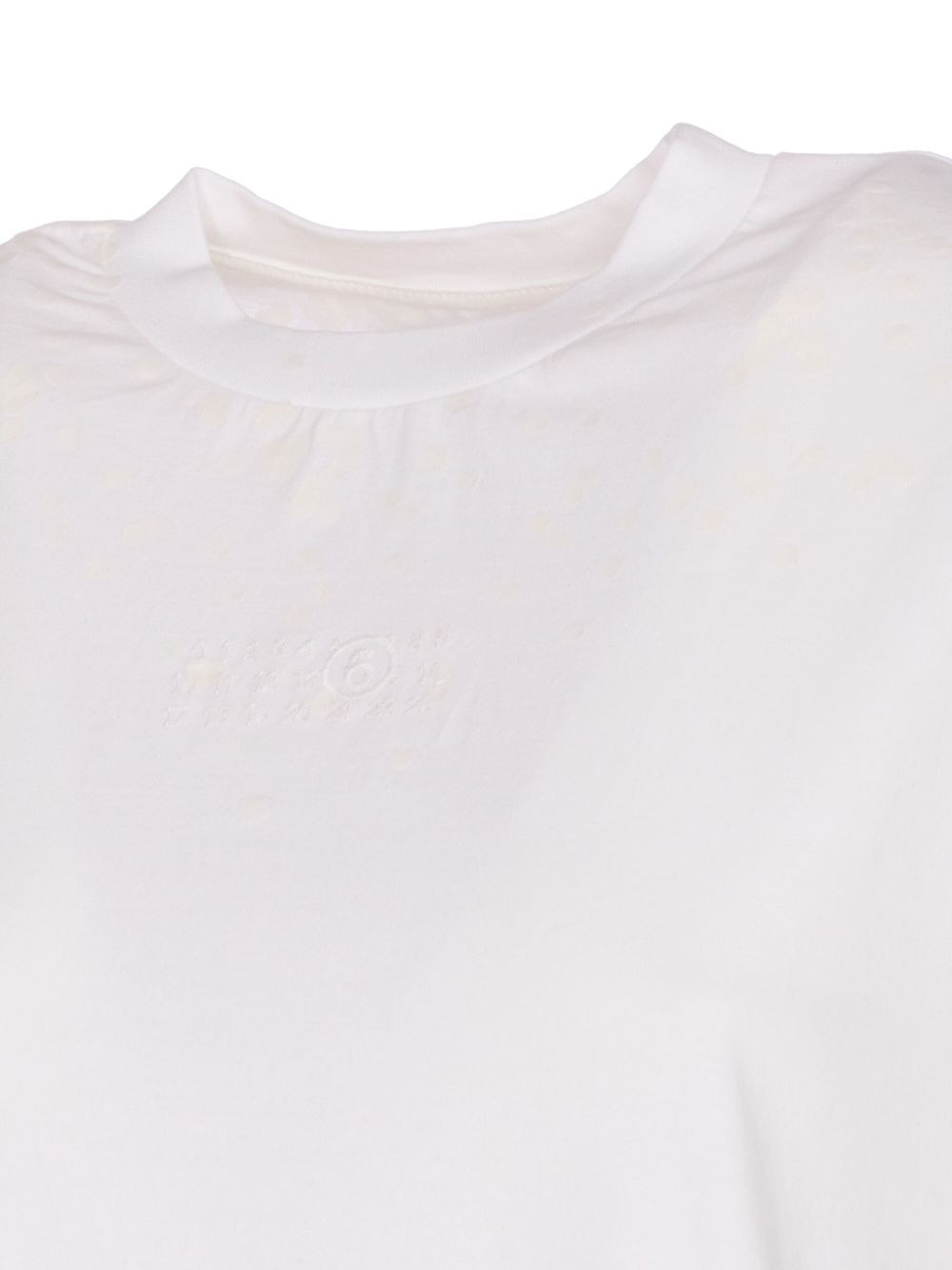 embroidered crew-neck T-shirt - 3
