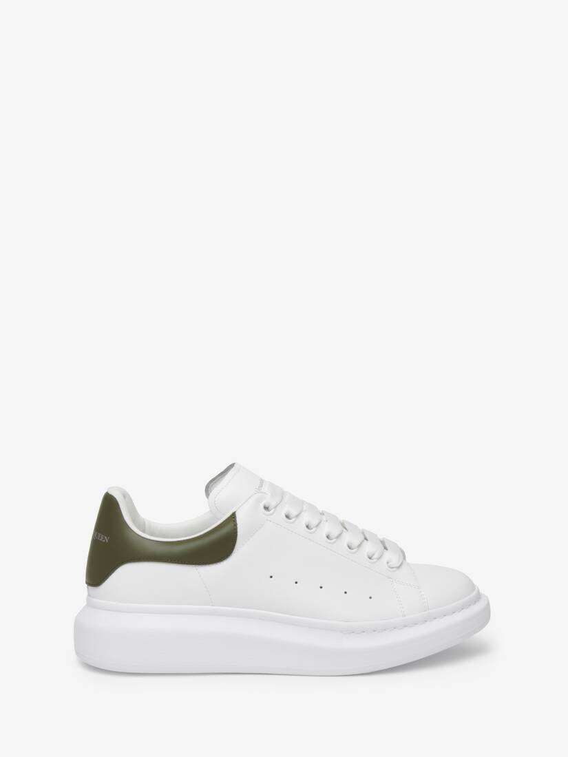 Men's Oversized Sneaker in White/khaki - 1