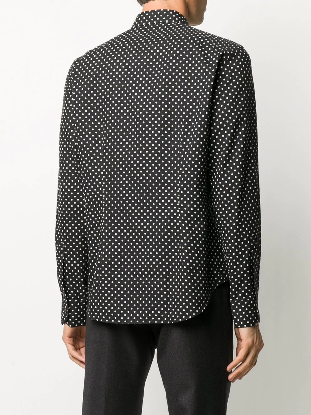 polka-dot print shirt - 4