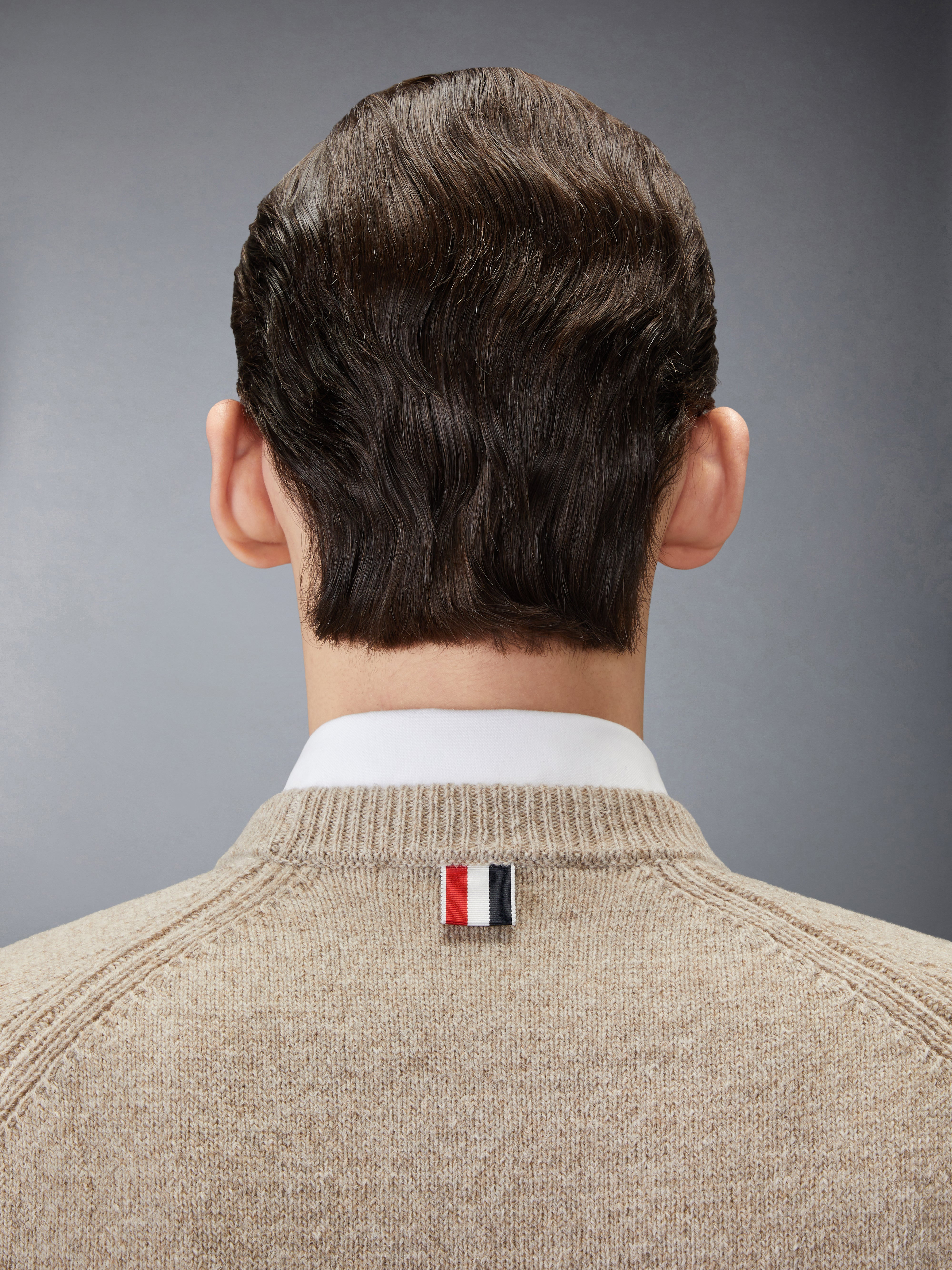 SHETLAND WOOL 4-BAR RELAXED FIT PULLOVER - 6