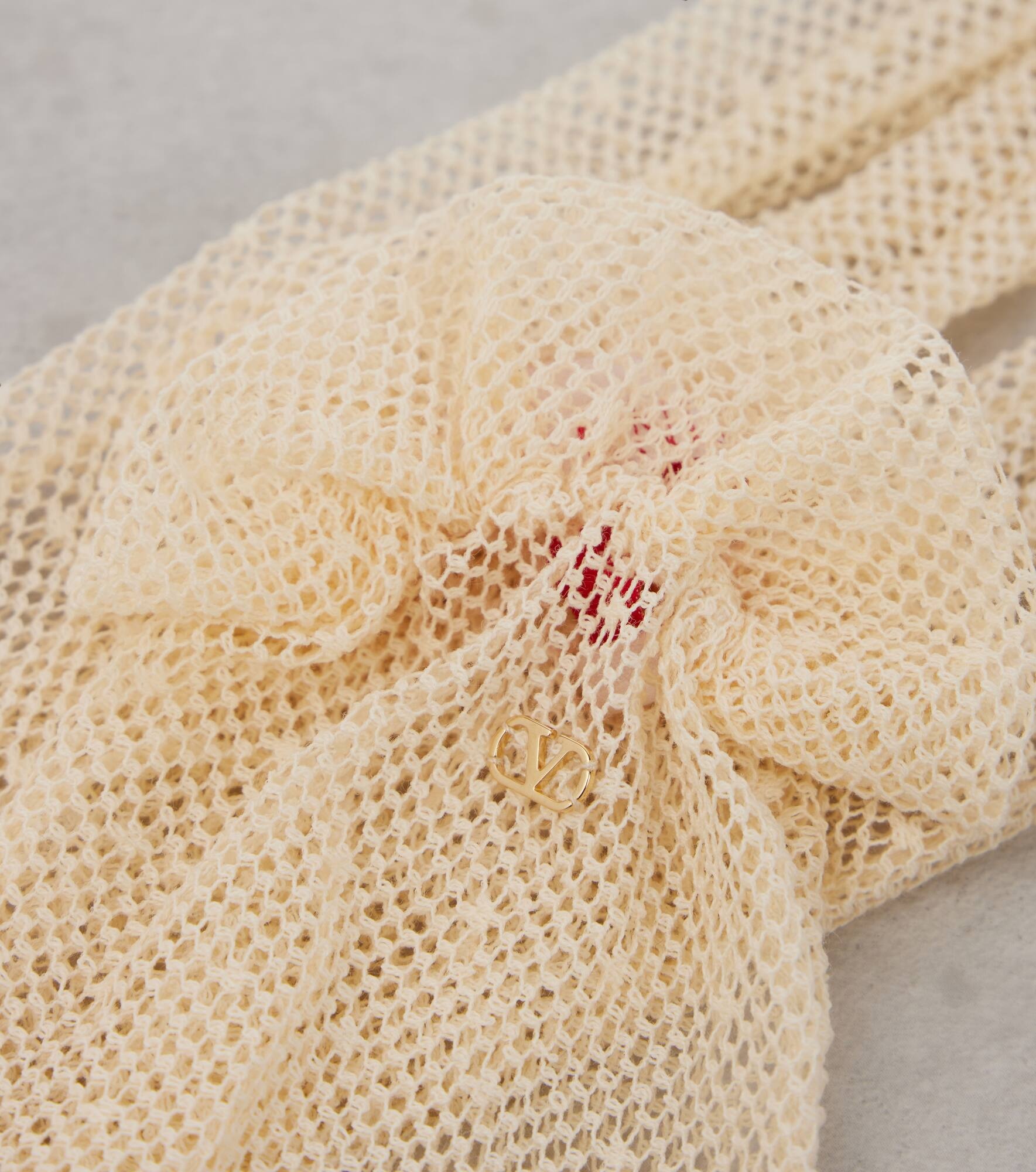 VLogo Signature tulle gloves - 2