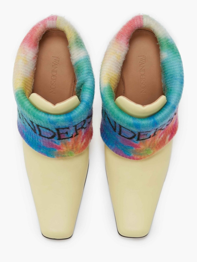 WOMEN'S FOLD OVER KITTEN HEEL 5