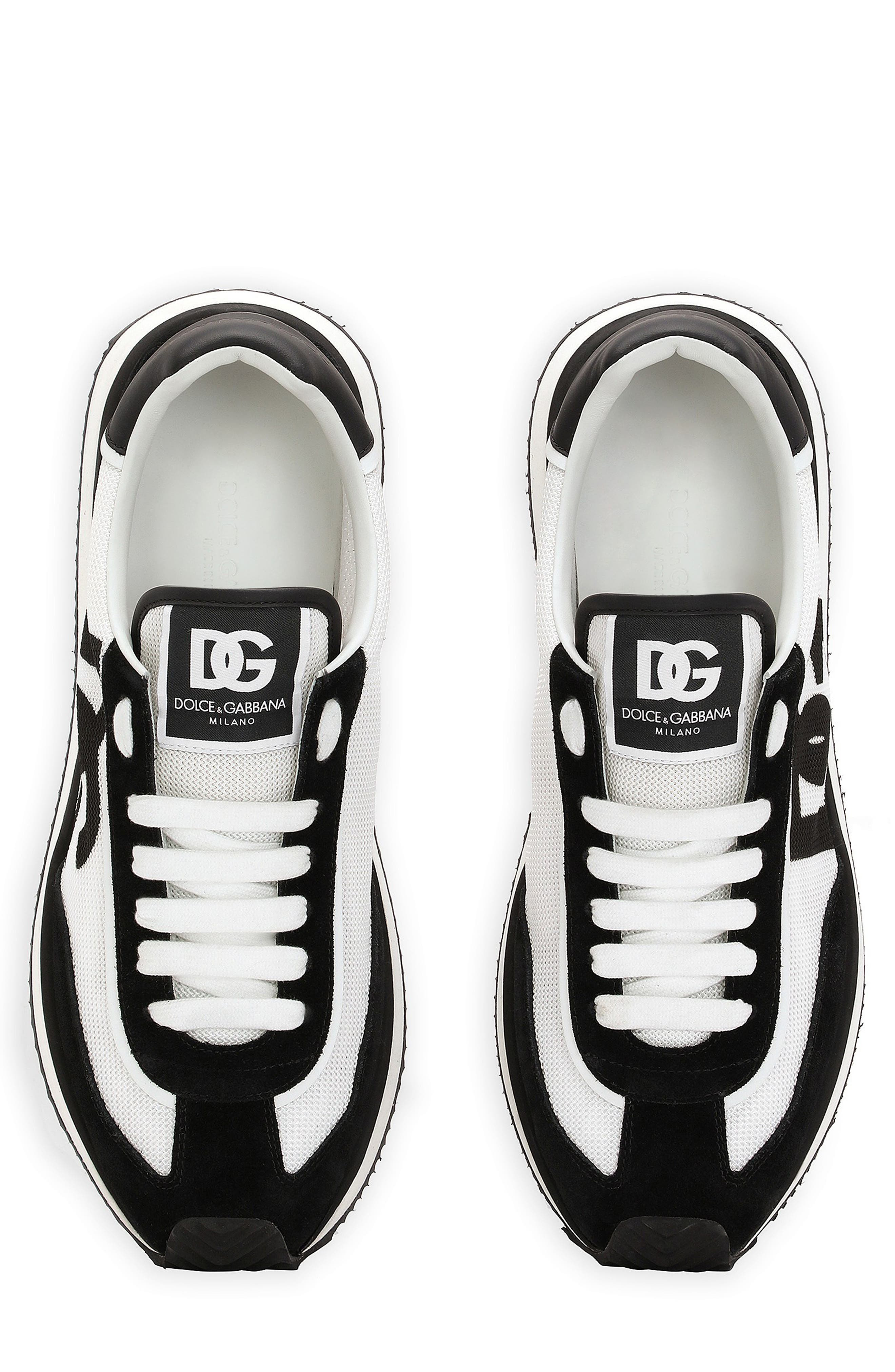 Dolce&Gabbana DG Cushion Sneaker in 8I050 Black/White at Nordstrom - 5