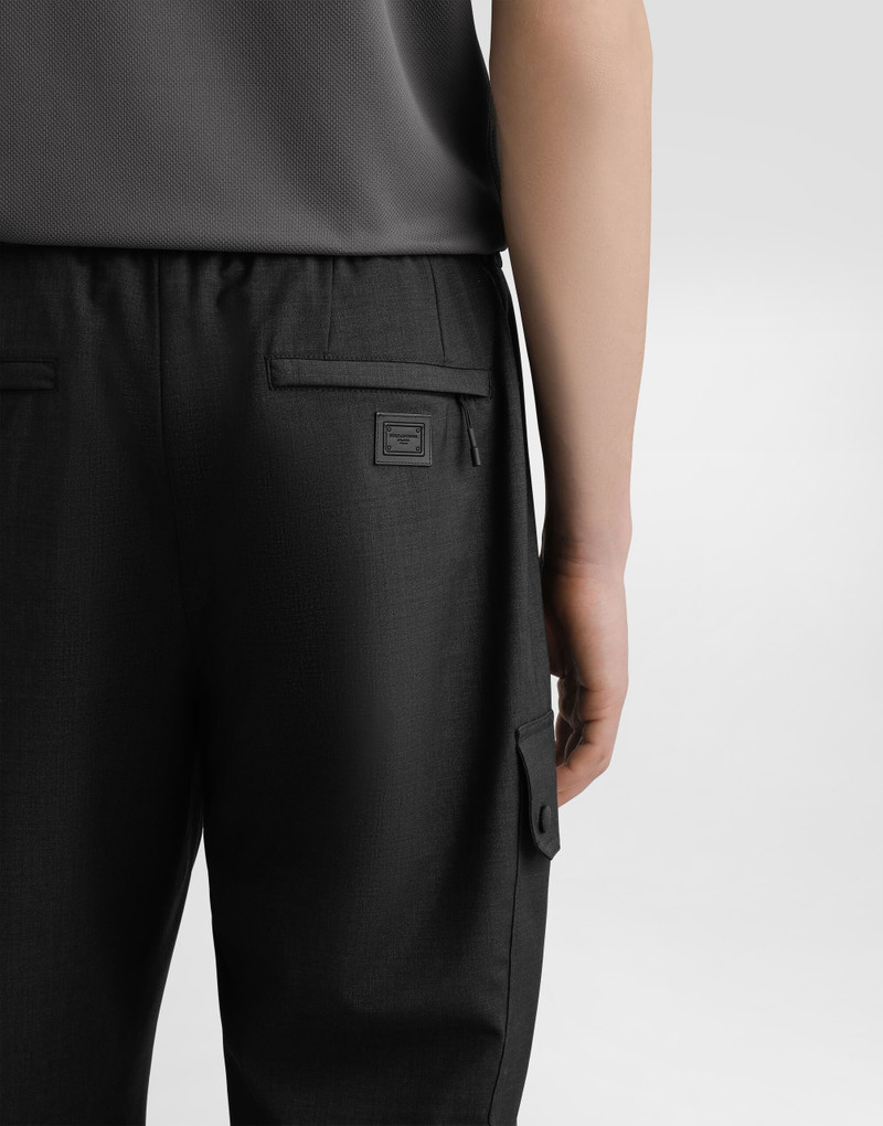 Dolce & Gabbana Wool canvas cargo trousers outlook