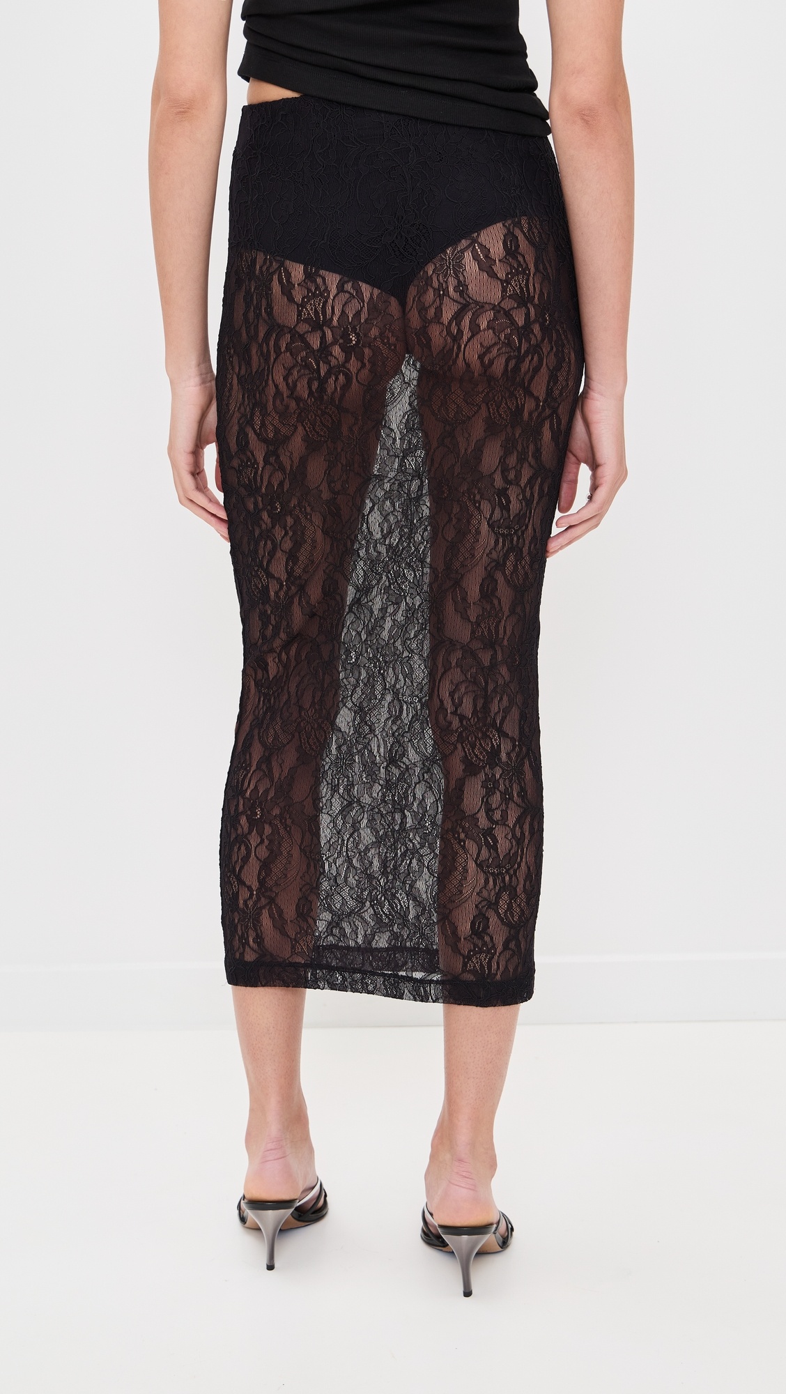 Lace Tube Skirt - 3