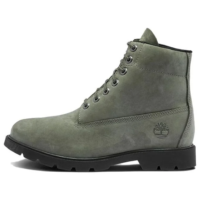 Timberland Basic 6 Inch Wide-Fit Non-contrast Boots 'Olive Green' A29E7 - 1