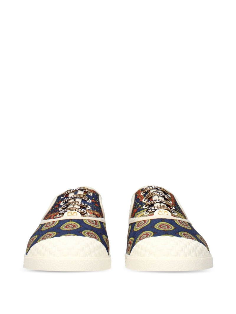 paisley-print sneakers 4