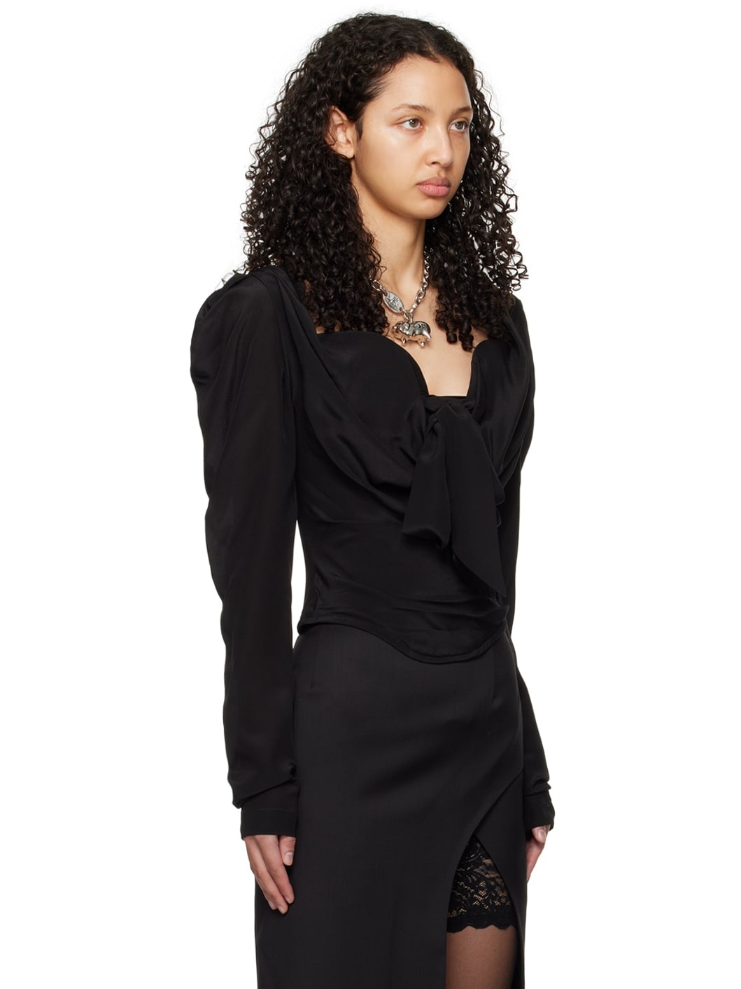 Black Iwona Blouse - 2