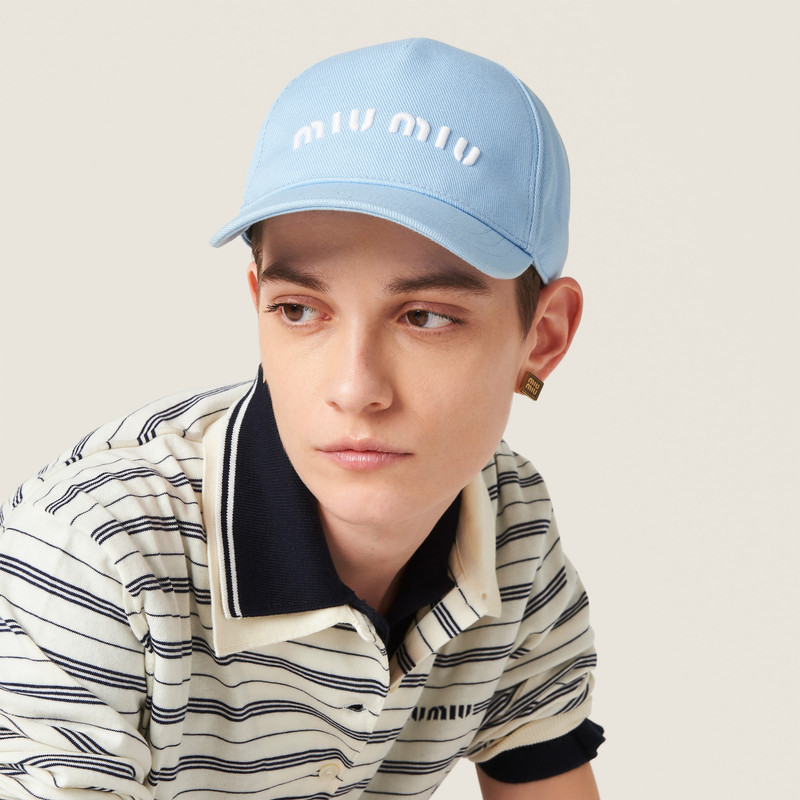 Miu Miu Drill baseball cap outlook