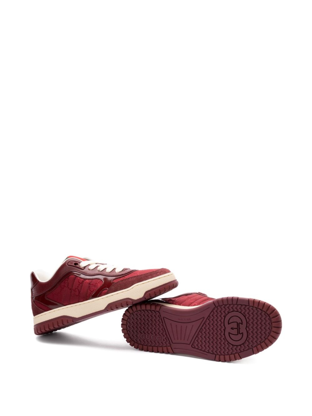 monogram-embossed sneakers - 4