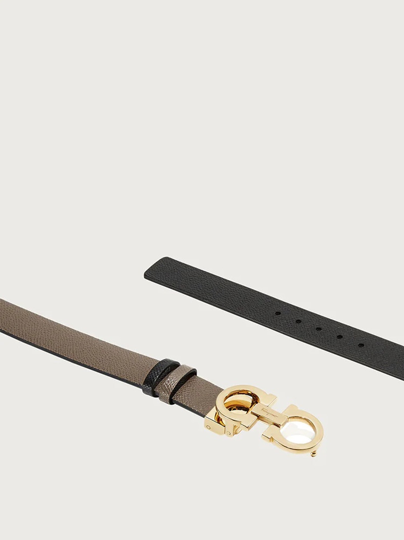 FERRAGAMO REVERSIBLE AND ADJUSTABLE GANCINI BELT outlook