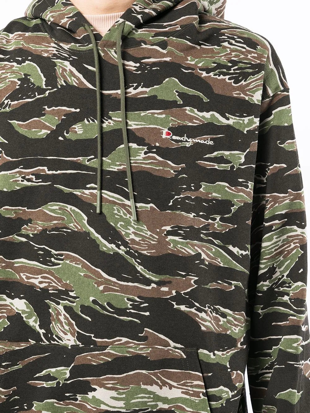 CAMOUFLAGE-PRINT LONG-SLEEVE HOODIE - 4