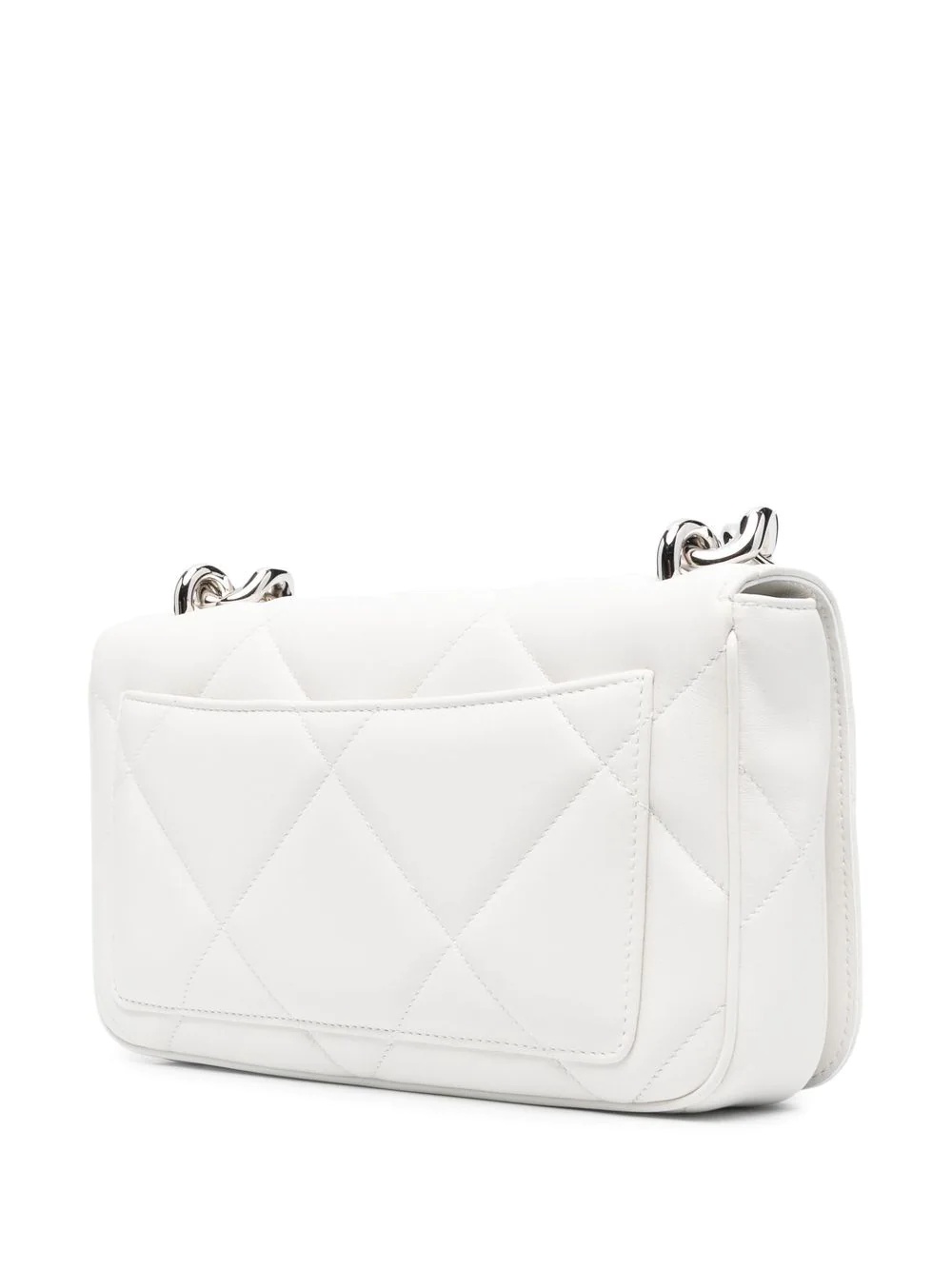 quilted logo-plaque shoulder bag - 3