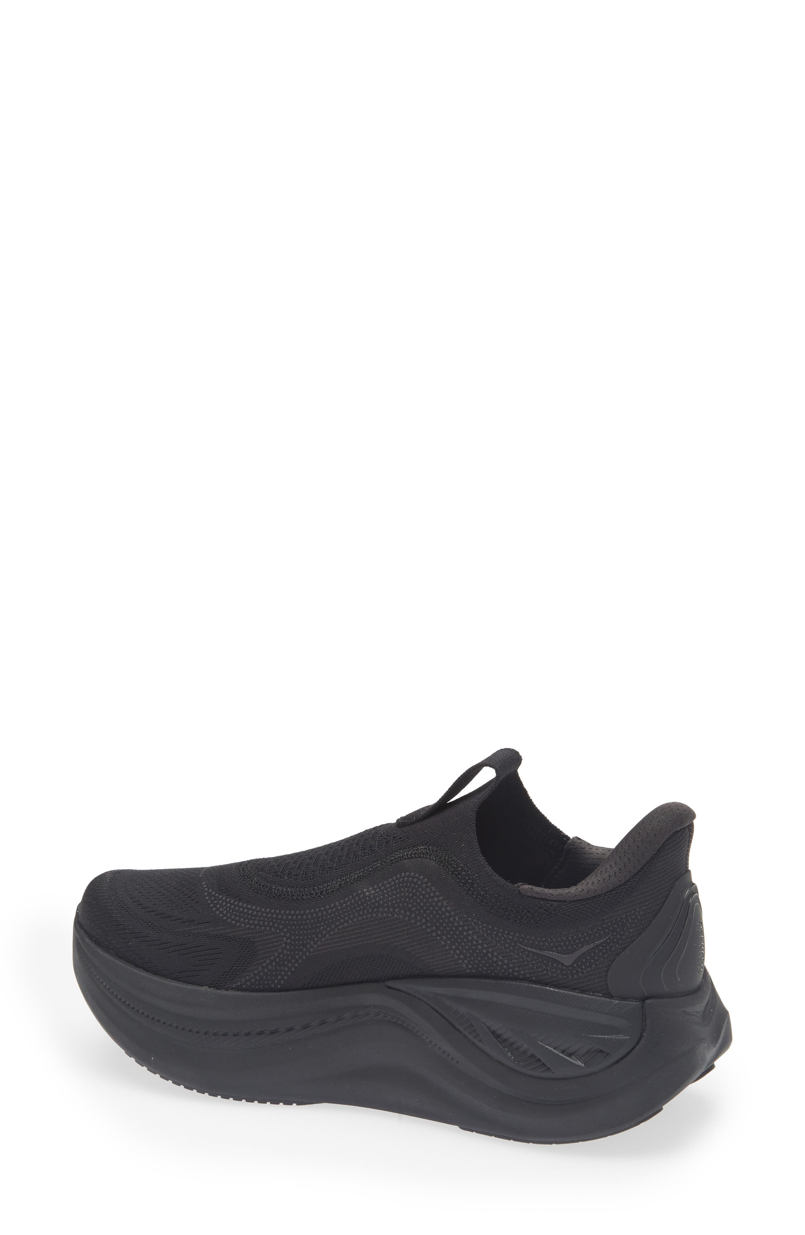 HOKA Skyward Laceless Recovery Sneaker in Black /Black at Nordstrom - 2
