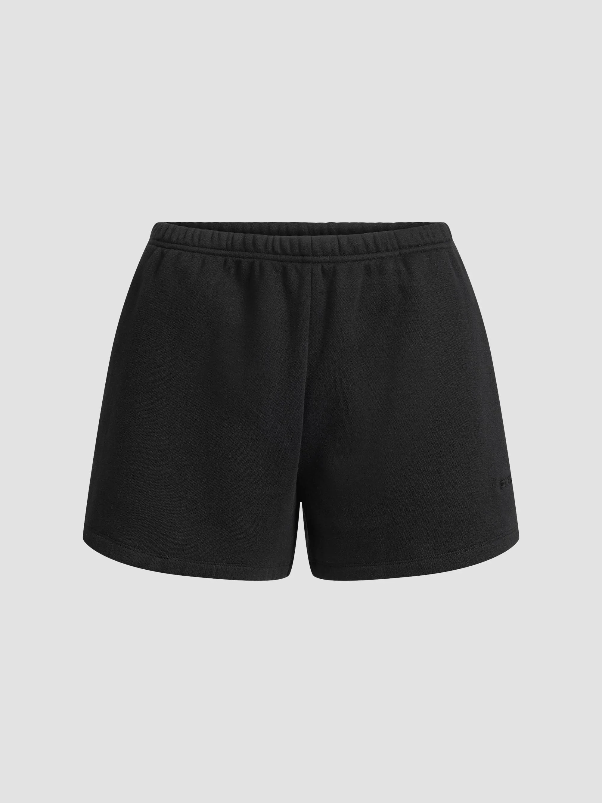 Women's Cotton Fleece Classic Shorts - Onyx - 1