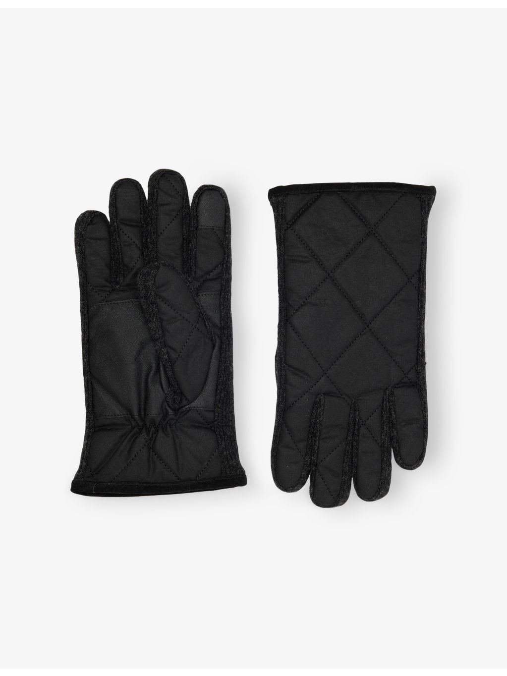 Westerdale Quilted Waxed-Cotton Gloves - 1