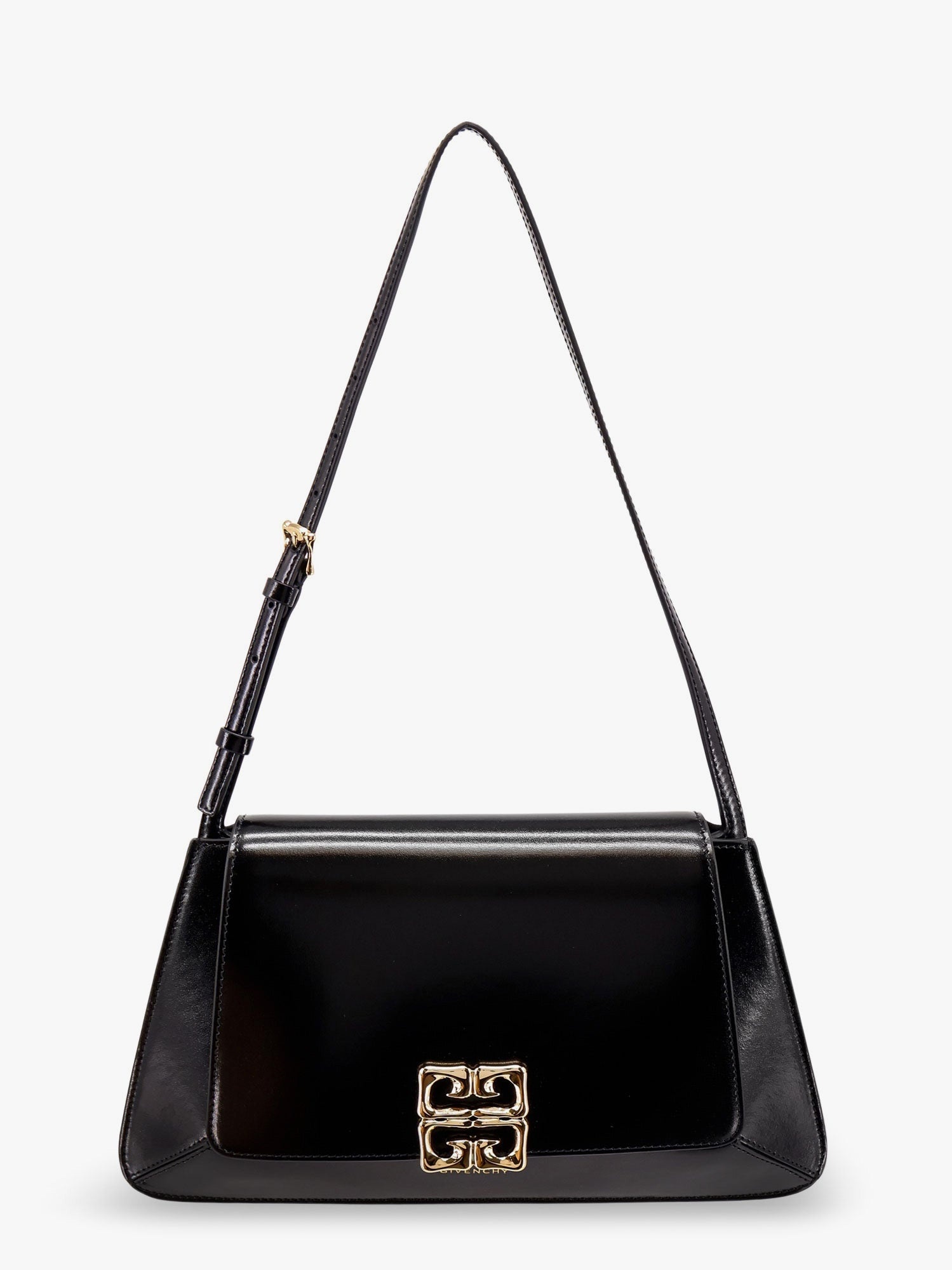 ショルダーバッグ・ポシェット GIVENCHY 4g leather shoulder bag with 4g liquid buckle 0400022186893_BLACK?wid=600&