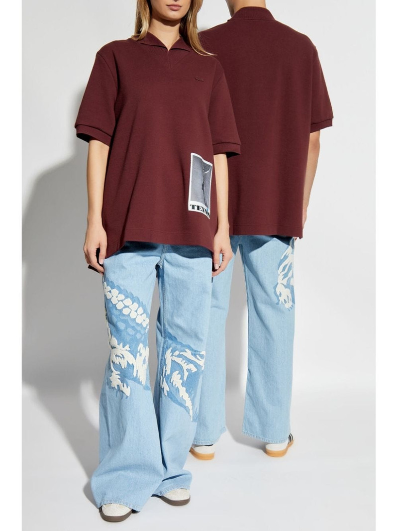 LACOSTE logo-embroidered polo shirt outlook