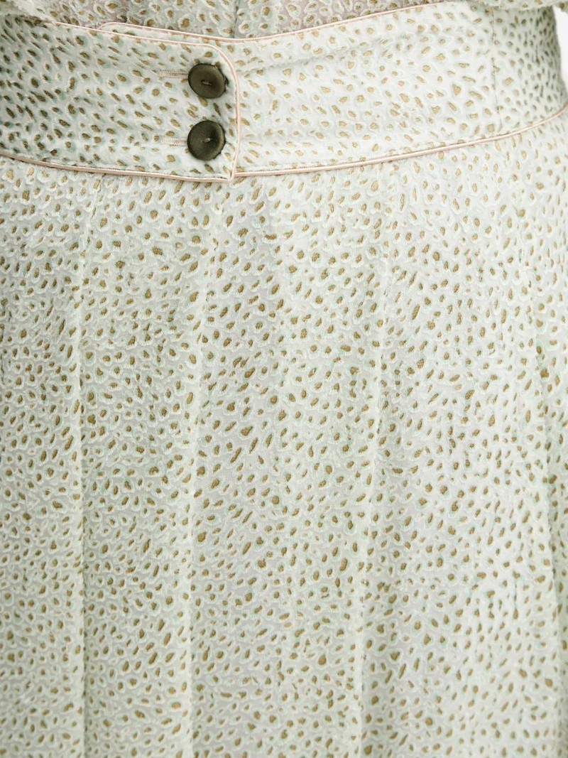 button pleated midi skirt 4