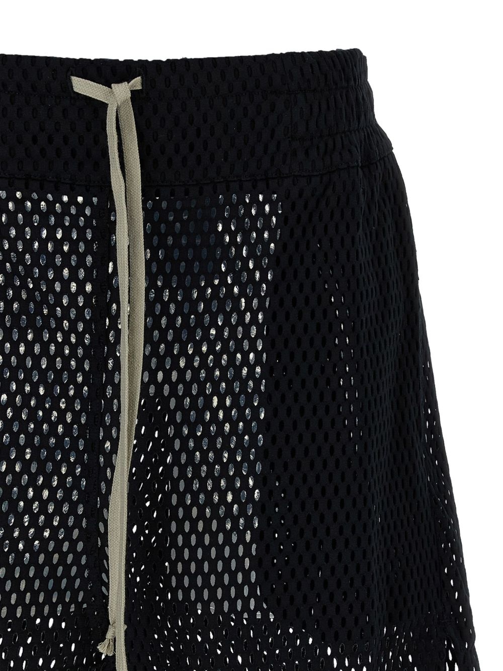 mesh drawstring shorts - 4