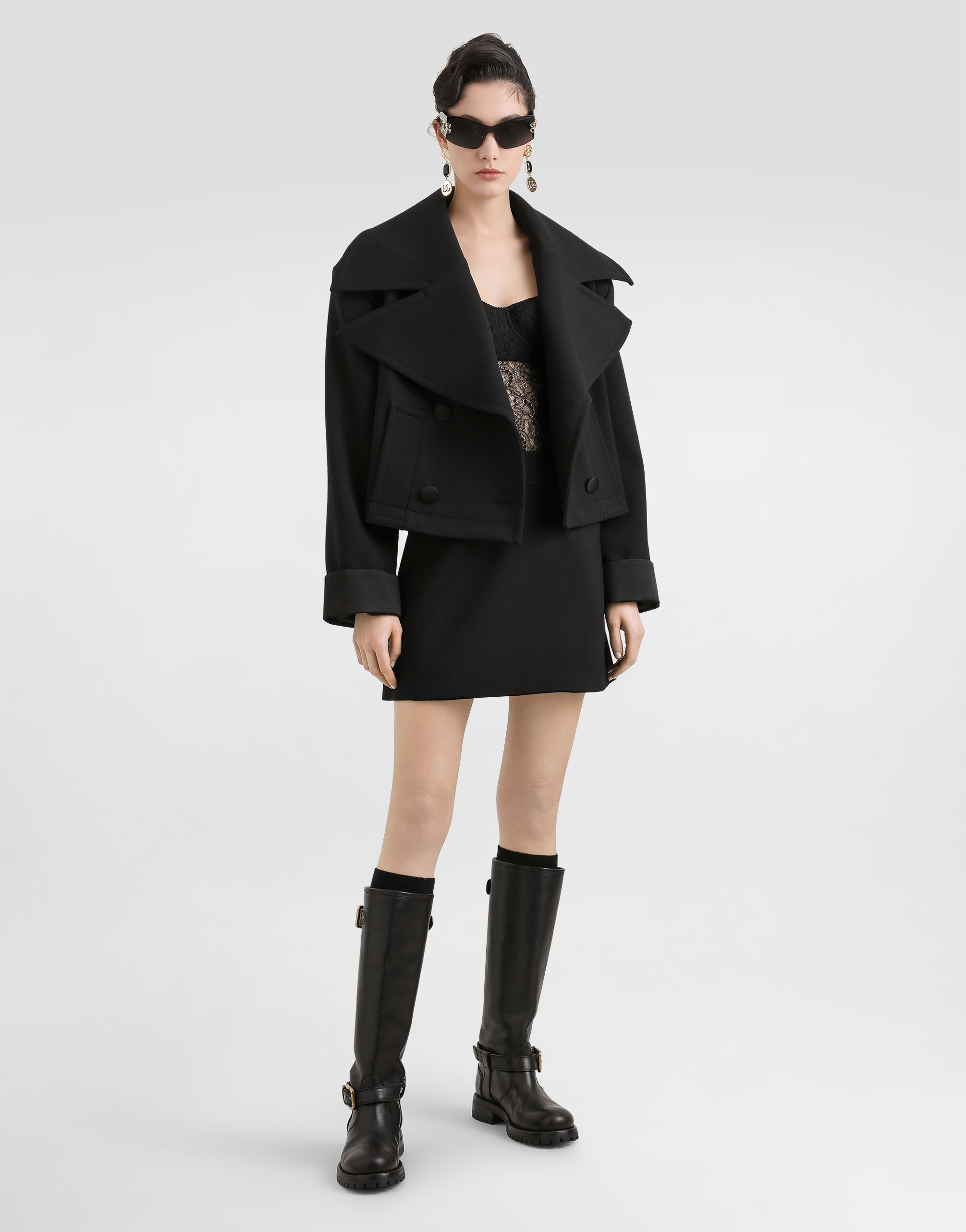 Double-breasted wool jacket - 2