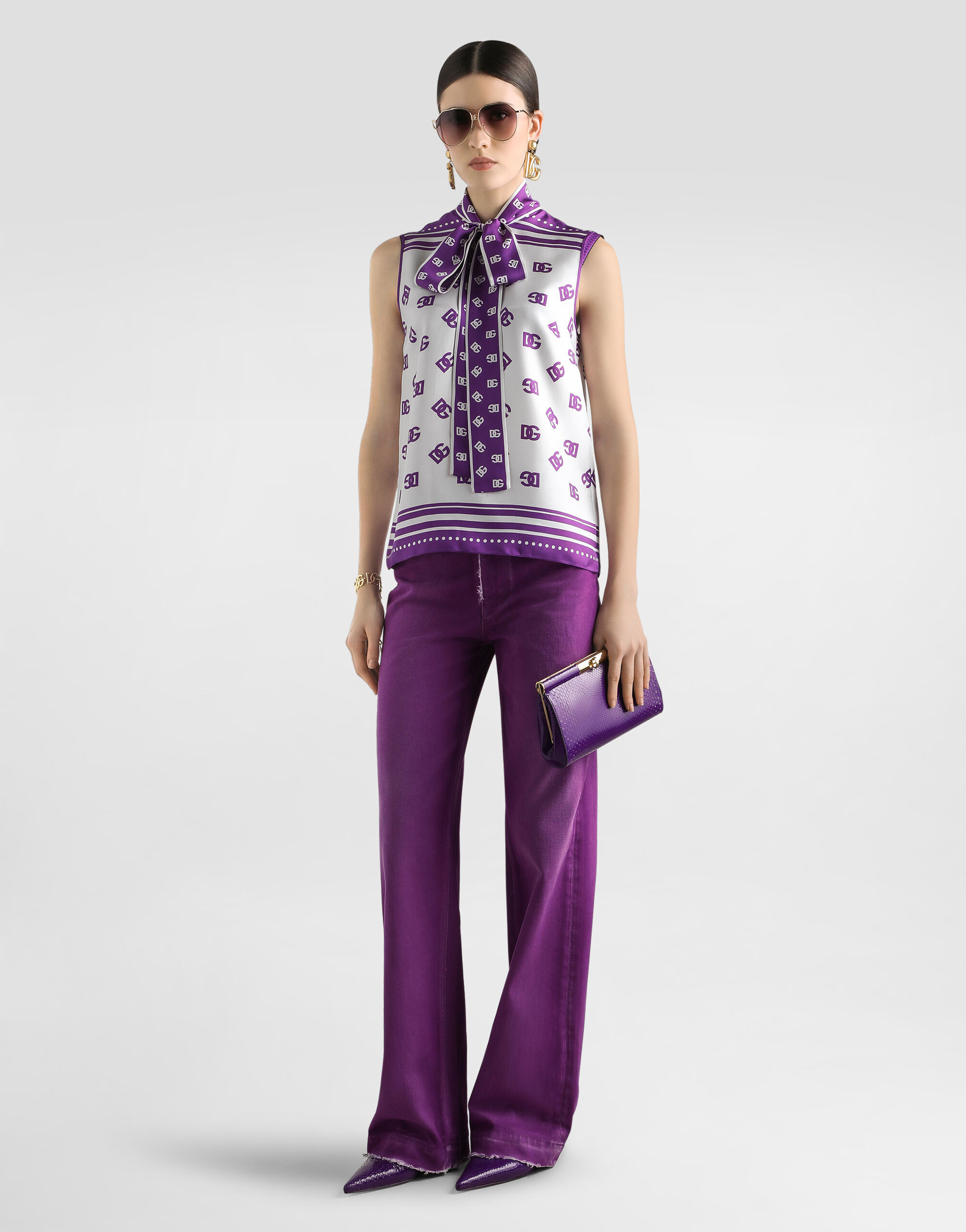 5-pocket denim trousers - 2
