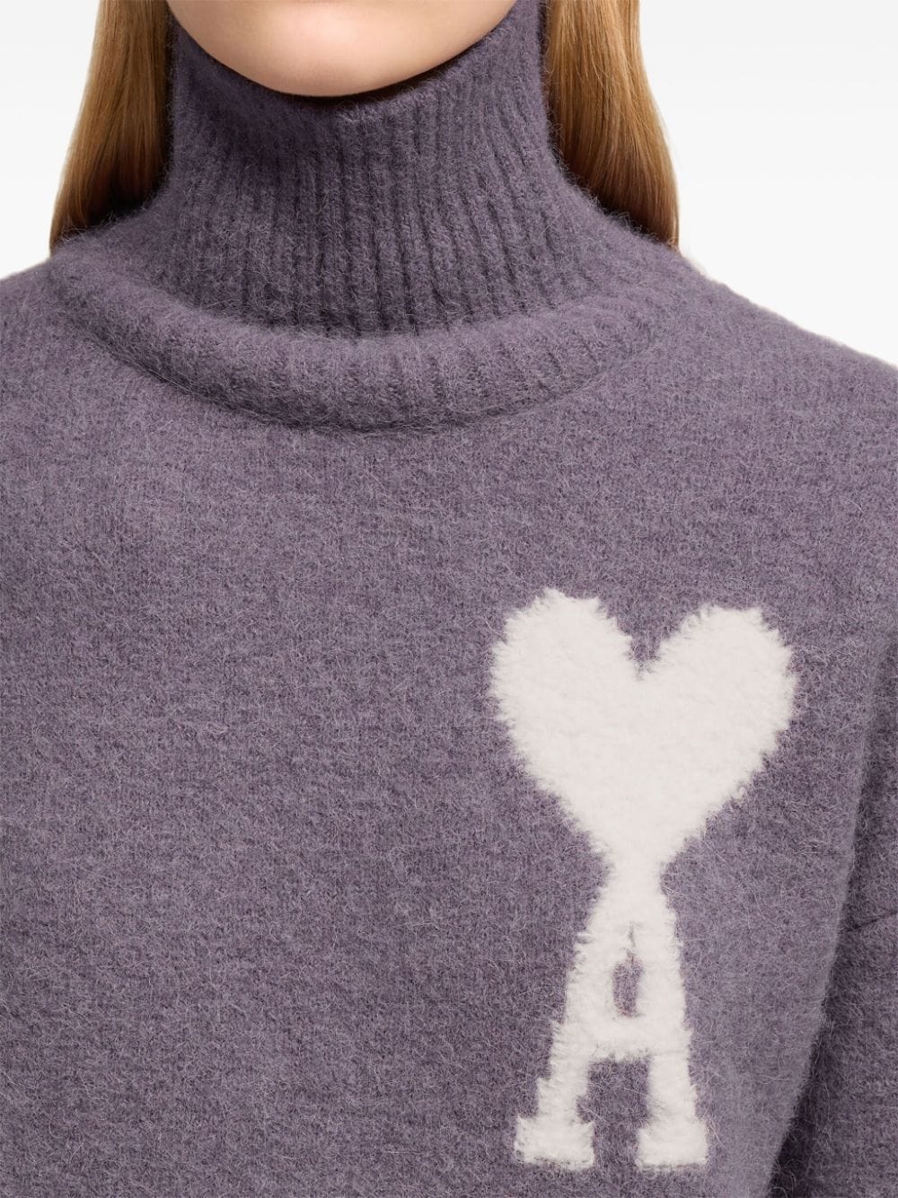 Ami de Coeur funnel neck sweatshirt - 7