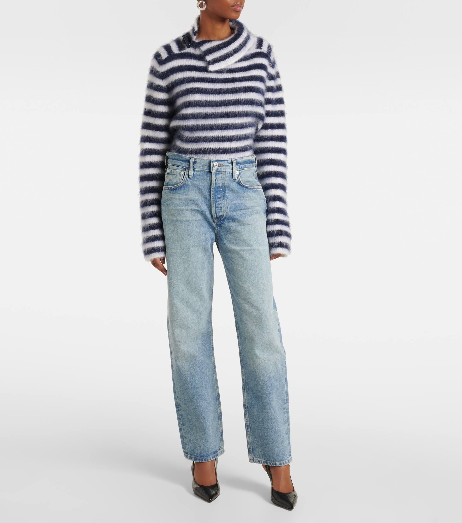 Blaine high-rise straight jeans - 6