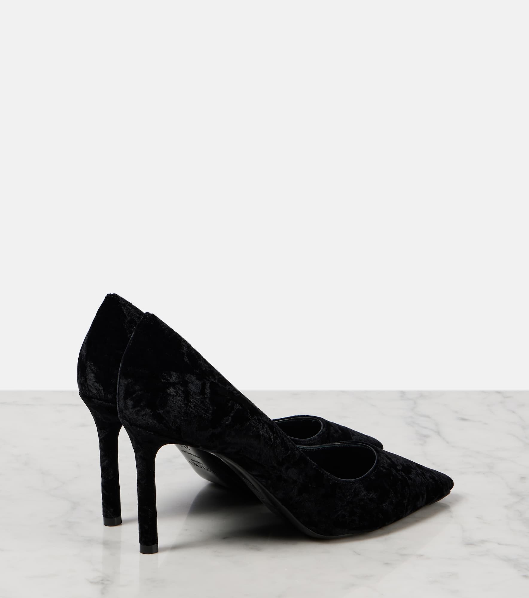 Romy 85 velvet pumps - 2