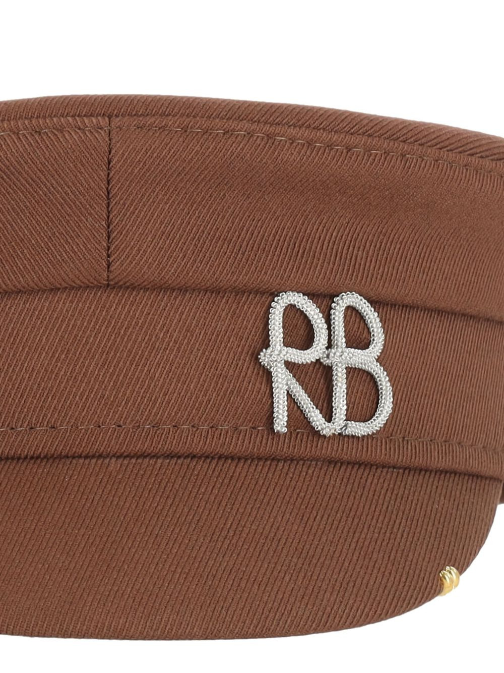 embellished curved sailor cap - 3